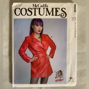 Uncut McCall's M8230 Yaya Han Costume Jacket Dress Sewing Pattern Sz 14-22